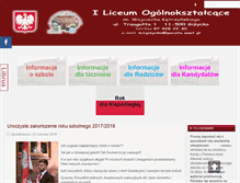 Tablet Screenshot of lo1.gizycko.edu.pl